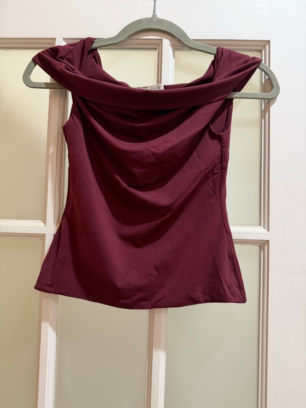 Aritzia Original Contour Ravish Top - Wine Red